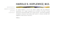 haroldkoplewicz.com