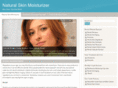 naturalskinmoisturizer.com