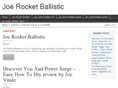 joerocketballistic.com