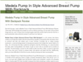 medelapumpinstyleadvancedbreastpumpwithbackpack.com