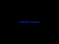 anartisticlicense.com