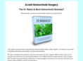 avoidhemorrhoidsurgery.org