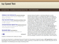 ispspeedtest.info