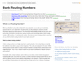 bankroutingnumber.net