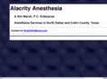 alacrityanesthesia.com