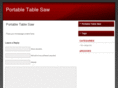 portabletablesaw.net