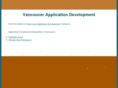 vancouverapplicationdevelopment.com