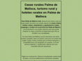 casasmallorcarural.com