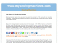 mysewingmachines.com