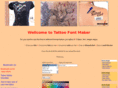 tattofontmaker.com