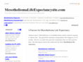 mesotheliomalifeexpectancysite.com