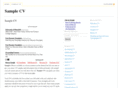 samplecvs.org