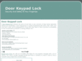 doorkeypadlock.net