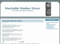 stackablewasherdryersite.com