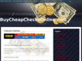 buycheapchecksonline.com