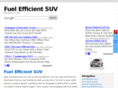 fuelefficientsuv.info