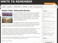 write-to-remember.com