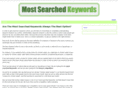 mostsearchedkeywords.com