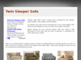 twinsleepersofa.com