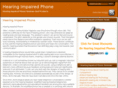 hearingimpairedphone.org