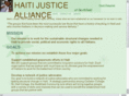 haitijusticealliance.com