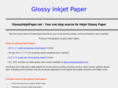 glossyinkjetpaper.info