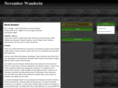 novemberwanderin.com