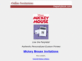 mickeymouseinvitations.com