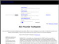 nonfluoridetoothpaste.com