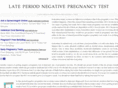 lateperiodnegativepregnancytest.info