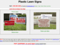 plasticlawnsigns.net
