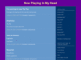 nowplayinginmyhead.com