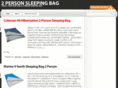 2personsleepingbag.com