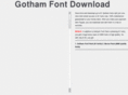 gothamfont.com