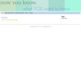 now-you-know.org