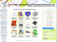 free-math-handwriting-and-reading-worksheets.com