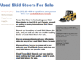 usedskidsteersforsale.com