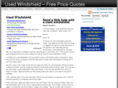 usedwindshield.org