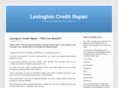 lexingtoncreditrepair.info