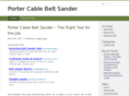 portercablebeltsander.com