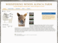 whisperingwindsalpacas.com