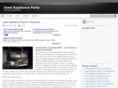 usedapplianceparts.info