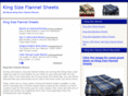 kingsizeflannelsheets.net