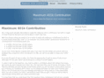 maximum401kcontribution.org