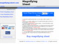 magnifying-sheet.com