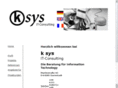 k-sys-it-consulting.com