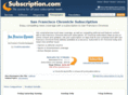 sanfranciscochroniclesubscription.com