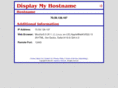 displaymyhostname.com