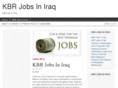 kbrjobsiniraq.com