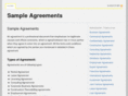 sampleagreements.net